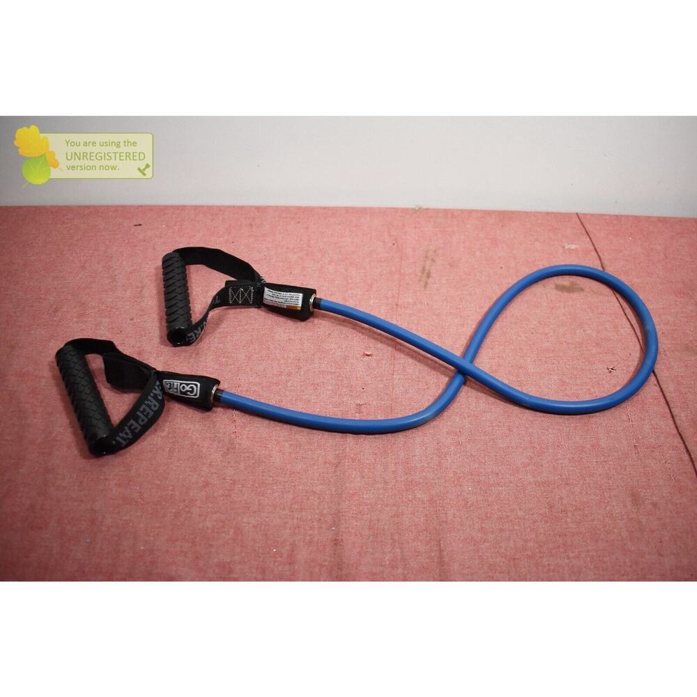 GoFit Power Tube with handle Heavy Blue